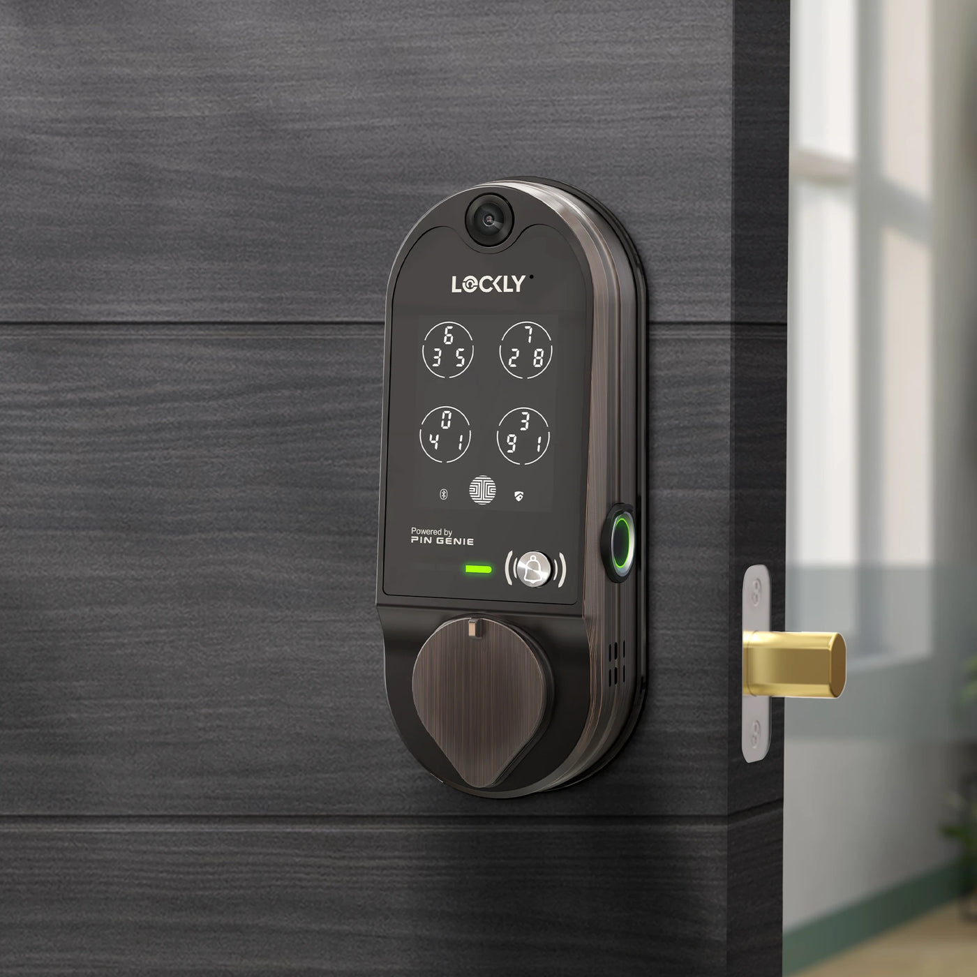 Lockly Vision PGD798MB Rear and front door