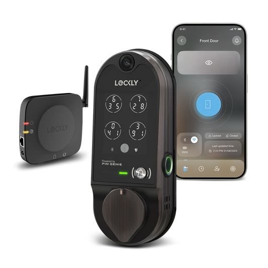 Lockly Vision PGD798MB Rear and front door